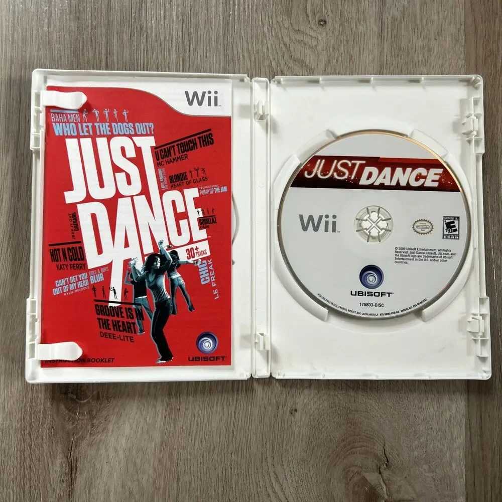 Just Dance Nintendo Wii 2009 Dancing Video Game CIB Complete Tested Works
